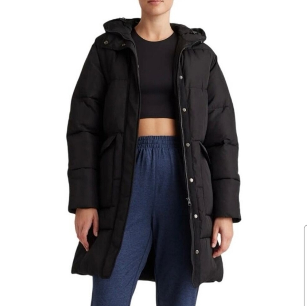 Women's Black Puffer Coat